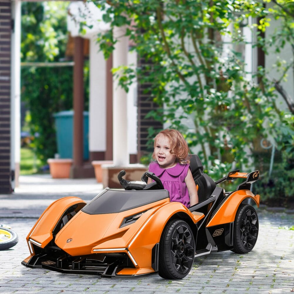 Elektroauto Kinderauto Lamborghini GT lizenziert Orange