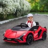 Elektroauto Kinderauto Lamborghini SIAN lizenziert rot