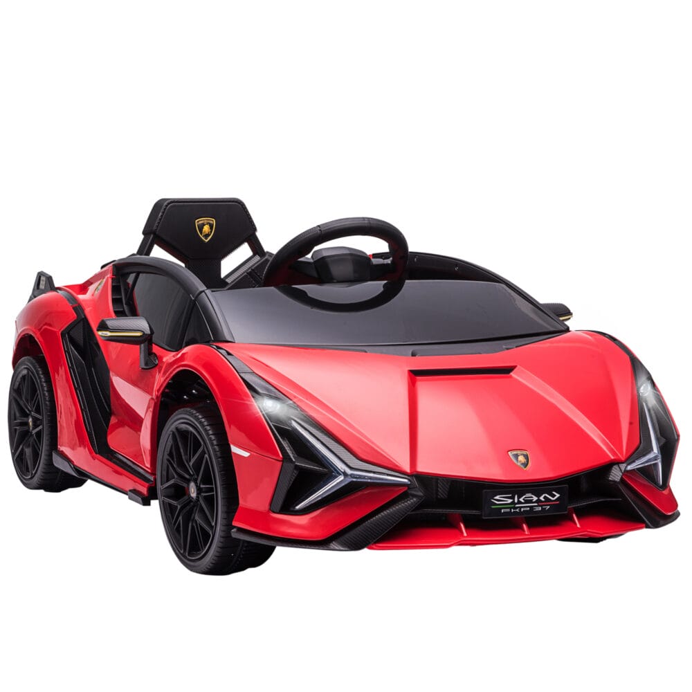 Elektroauto Kinderauto Lamborghini SIAN lizenziert rot