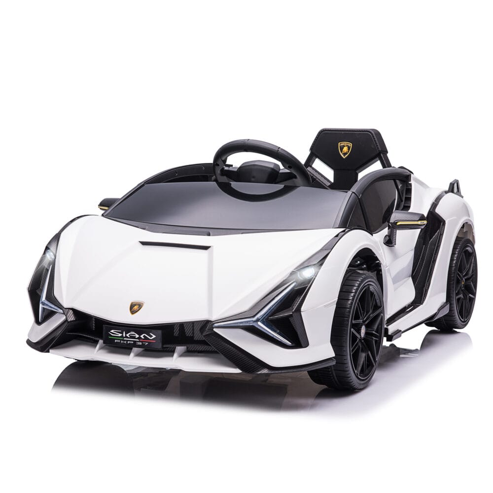 Elektroauto Kinderauto Lamborghini SIAN lizenziert weiss