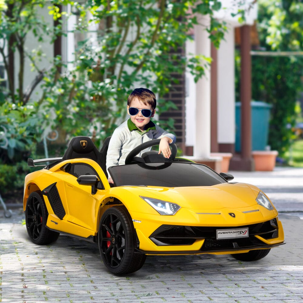 Elektroauto Kinderauto Lamborghini SVJ lizenziert grün