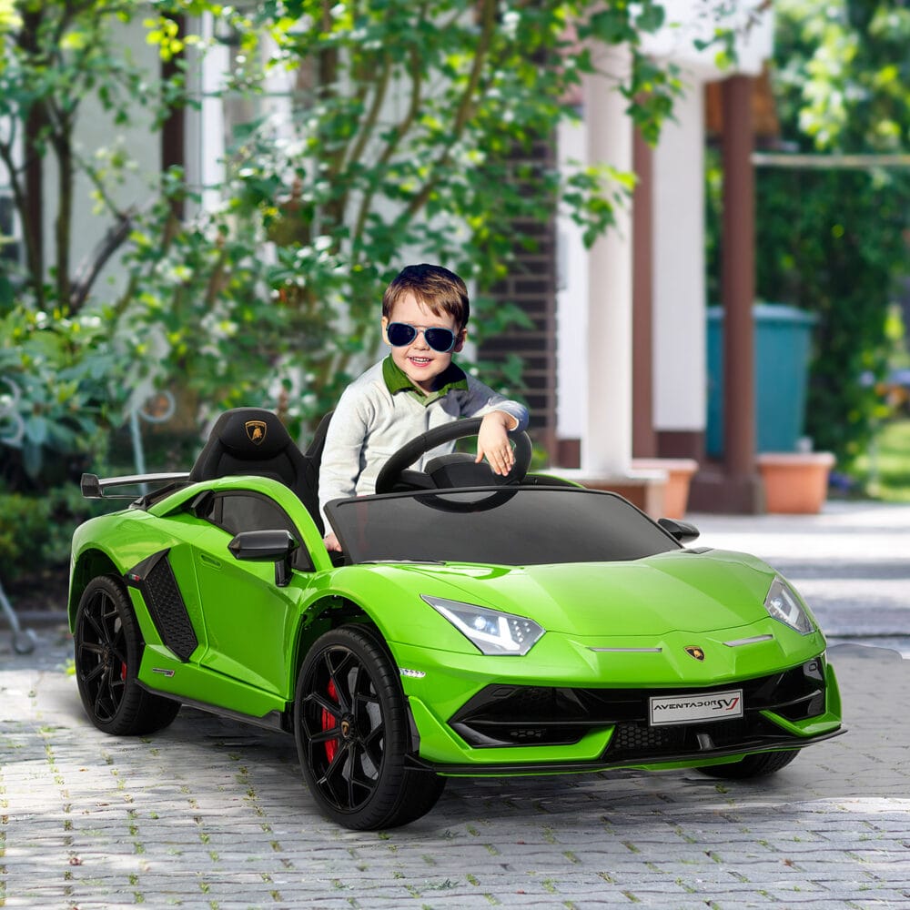 Elektroauto Kinderauto Lamborghini SVJ lizenziert grün