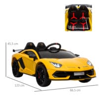 Elektroauto Kinderauto Lamborghini SVJ lizenziert grün