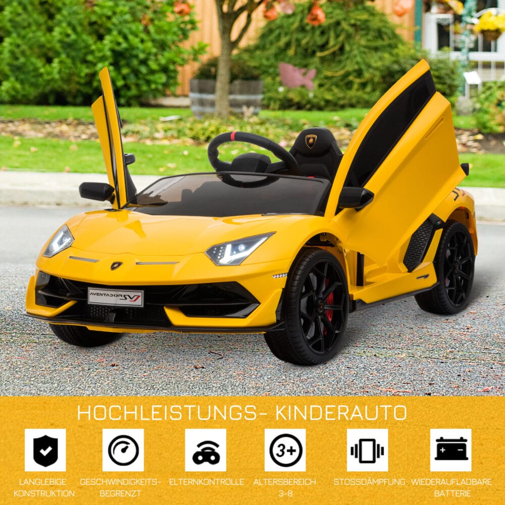 Elektroauto Kinderauto Lamborghini SVJ lizenziert grün