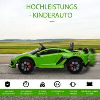 Elektroauto Kinderauto Lamborghini SVJ lizenziert grün