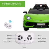 Elektroauto Kinderauto Lamborghini SVJ lizenziert grün