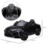 Elektroauto Kinderauto Lexus lizenziert schwarz