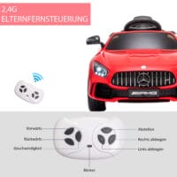 Elektroauto Kinderauto Mercedes GTR lizenziert rot