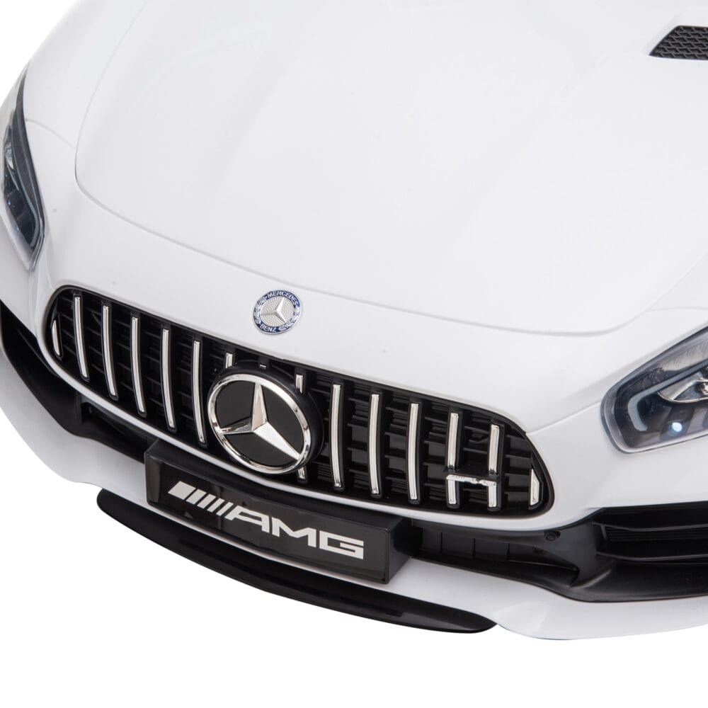 Elektroauto Kinderauto Mercedes GTR lizenziert weiss
