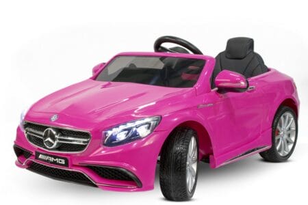 Elektroauto Mercedes S63 AMG 2 x 35W Lizenz ~ pink