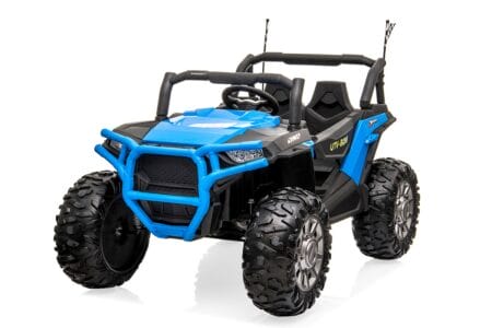 Elektroauto UTV Conquerer Allrad 2-Sitzer 4x 35W Blau