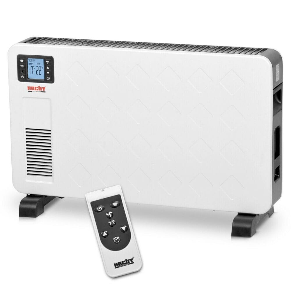 Elektroheizung mit Fernbedienung & Zeitschaltuhr & Thermostat