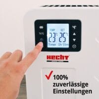 Elektroheizung mit Fernbedienung & Zeitschaltuhr & Thermostat
