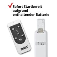 Elektroheizung mit Fernbedienung & Zeitschaltuhr & Thermostat