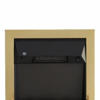 Elektrokamin Elektro-Heizung Kaminofen 2000W gold