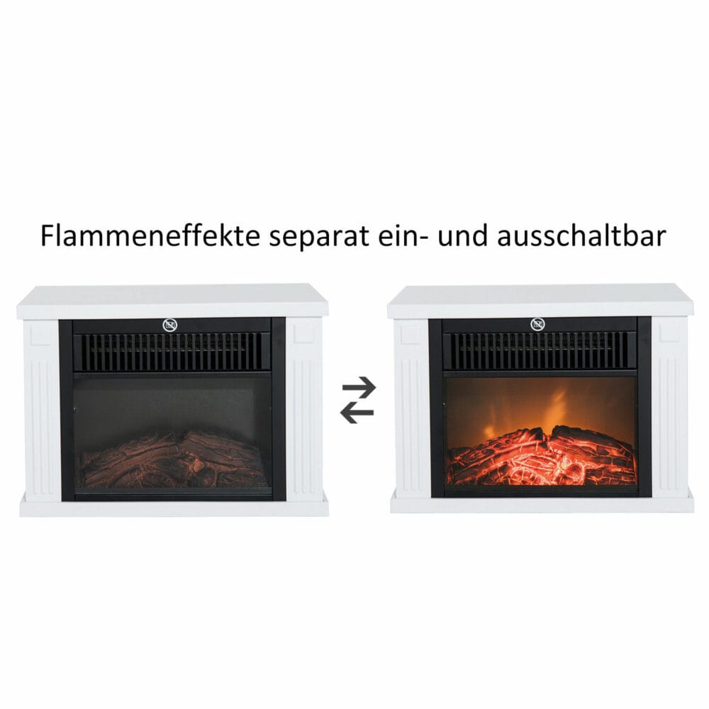 Elektrokamin Kaminofen 1200W Flammeneffekt