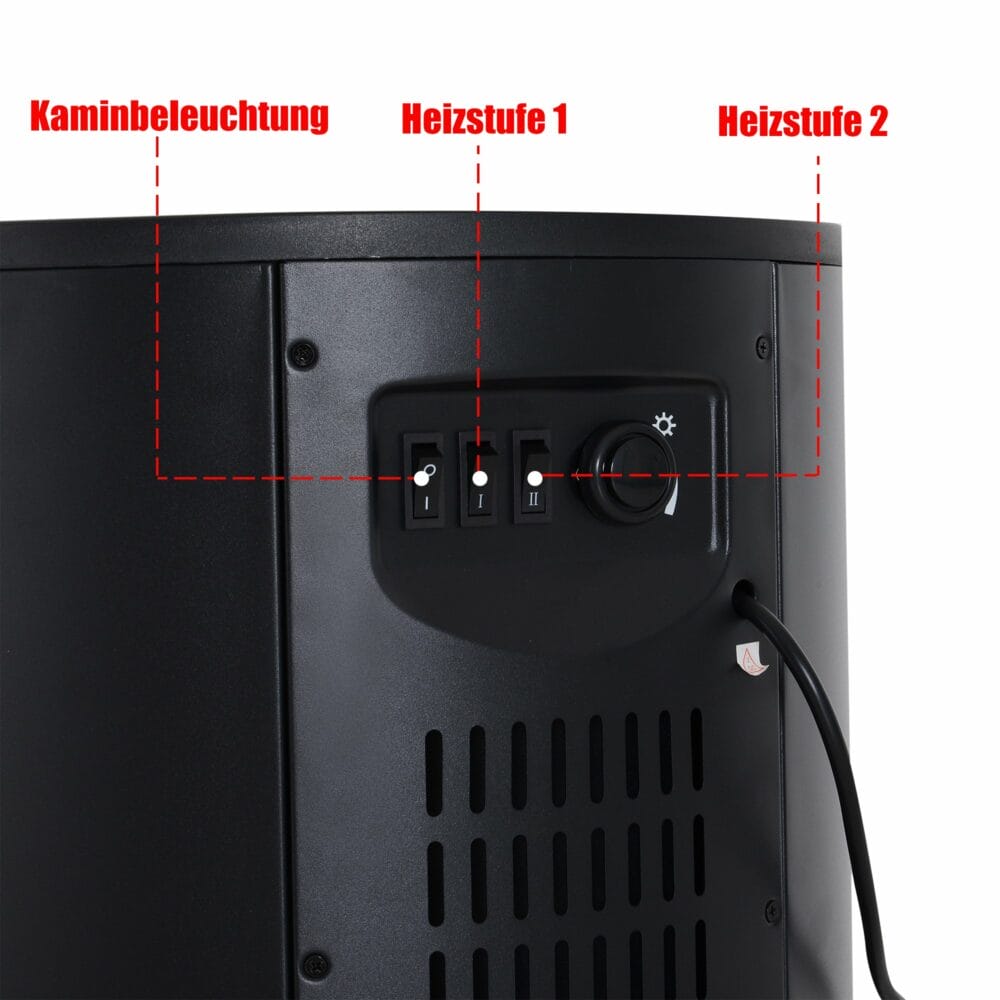 Elektrokamin Kaminofen Elektroheizung mit Flammeneffekt