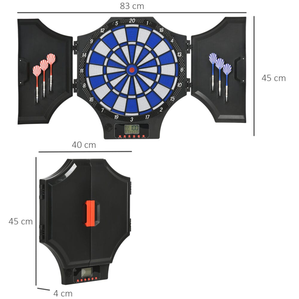 Elektronische Dartscheibe 12 Dartpfeilen 8 Spieler