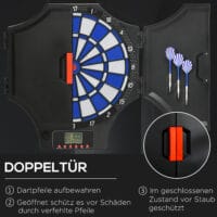 Elektronische Dartscheibe 12 Dartpfeilen 8 Spieler