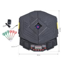 Elektronische Dartscheibe Dart inkl. 12 Pfeile