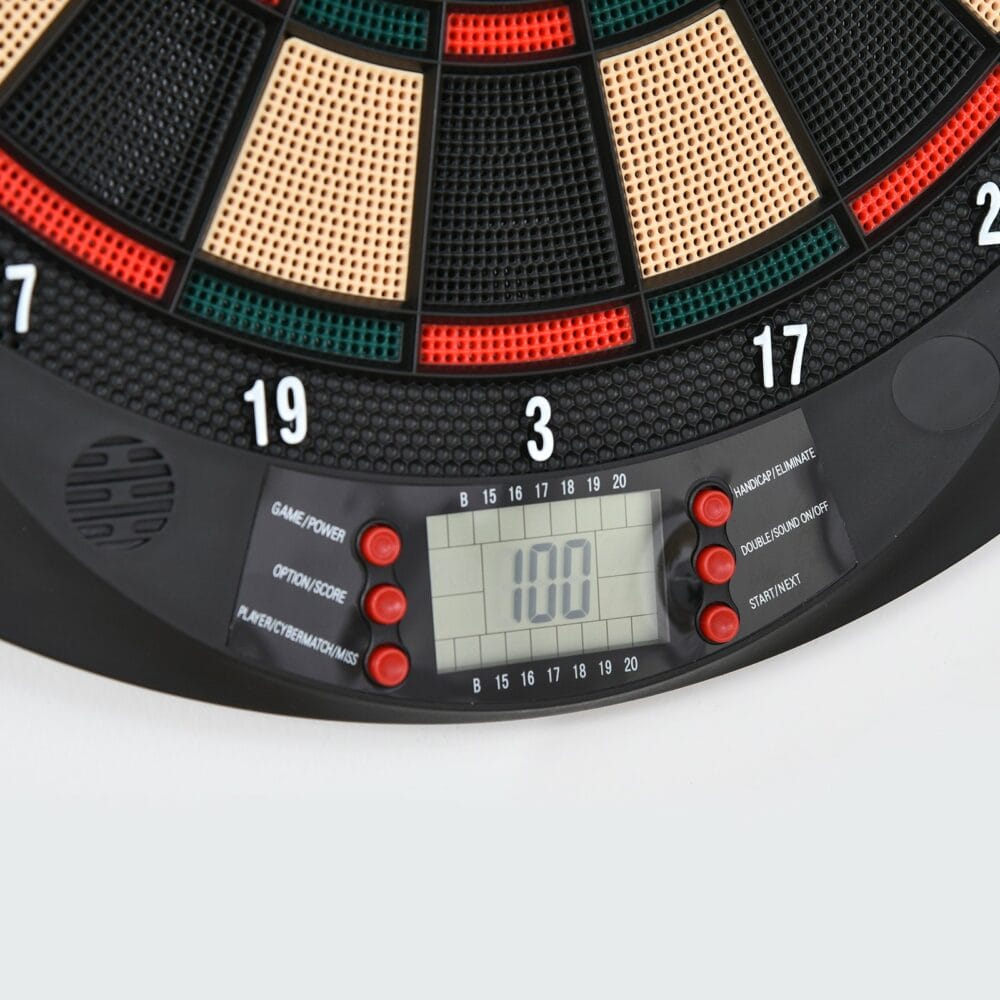 Elektronische Dartscheibe mit 6 Darts