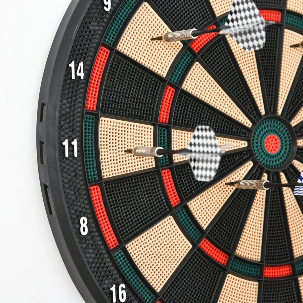 Elektronische Dartscheibe mit 6 Darts