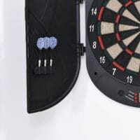 Elektronische Dartscheibe mit 6 Darts für 8 Spieler 50x44x4.4cm