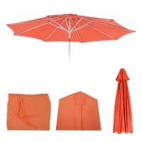 Ersatz-Bezug für Sonnenschirm N19 Ø3m Stoff/Textil 5kg terracotta