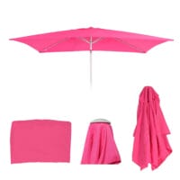 Ersatz-Bezug für Sonnenschirm N23 2x3m rechteckig pink