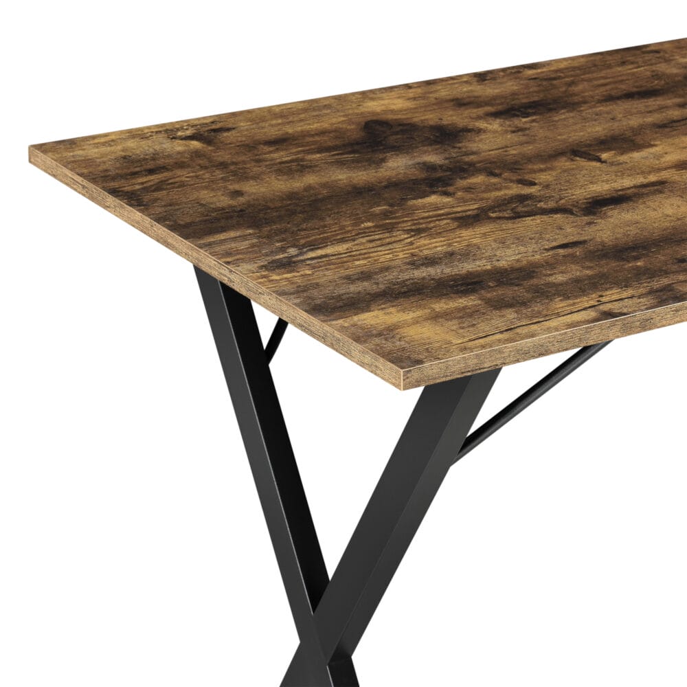 Esstisch Arboga 120x60x75cm für 4 Personen Dunkler Holzton