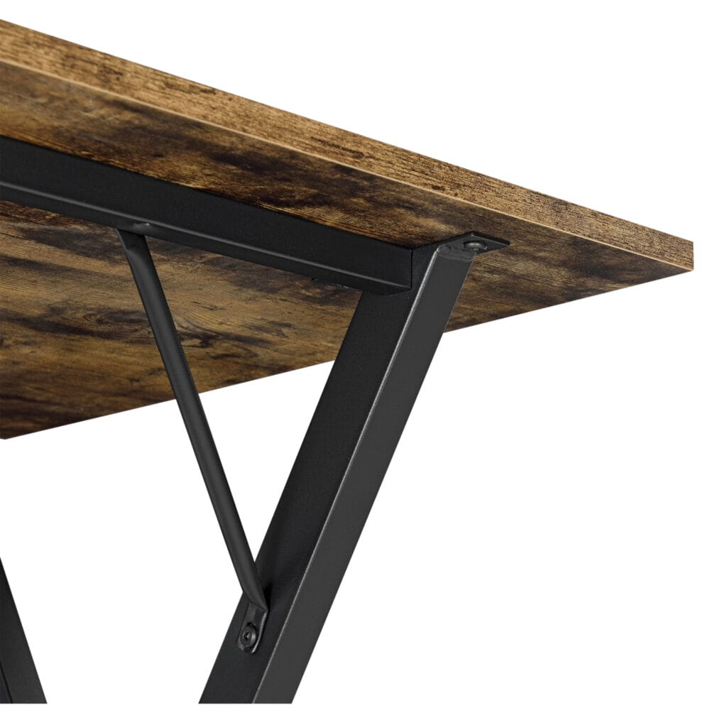 Esstisch Arboga 120x60x75cm für 4 Personen Dunkler Holzton