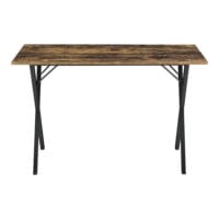 Esstisch Arboga 120x60x75cm für 4 Personen Dunkler Holzton