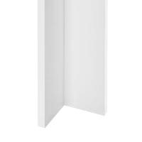 Esstisch Algermissen 80x80x76 cm für 4 Personen Dunkelgrau/Weiss