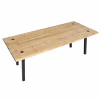 Esstisch JAM-L75 200x90cm Massivholz Industrial Natur