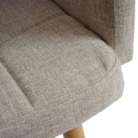 Esszimmerstuhl Orlando II Textil creme/grau