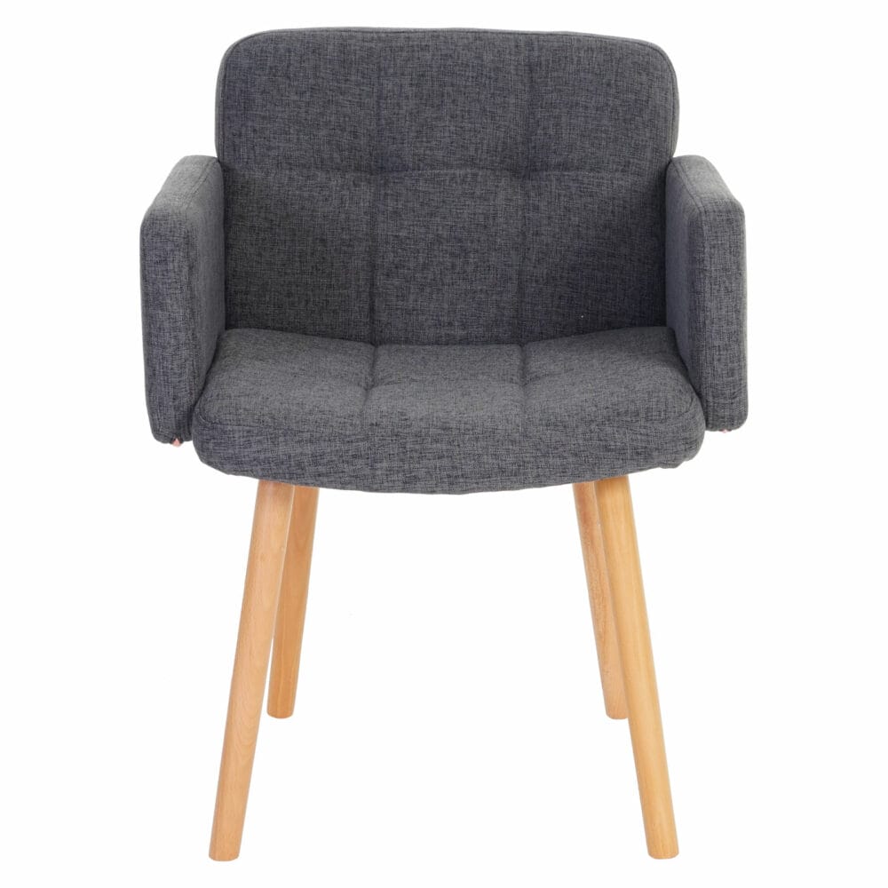 Esszimmerstuhl Orlando II Textil grau