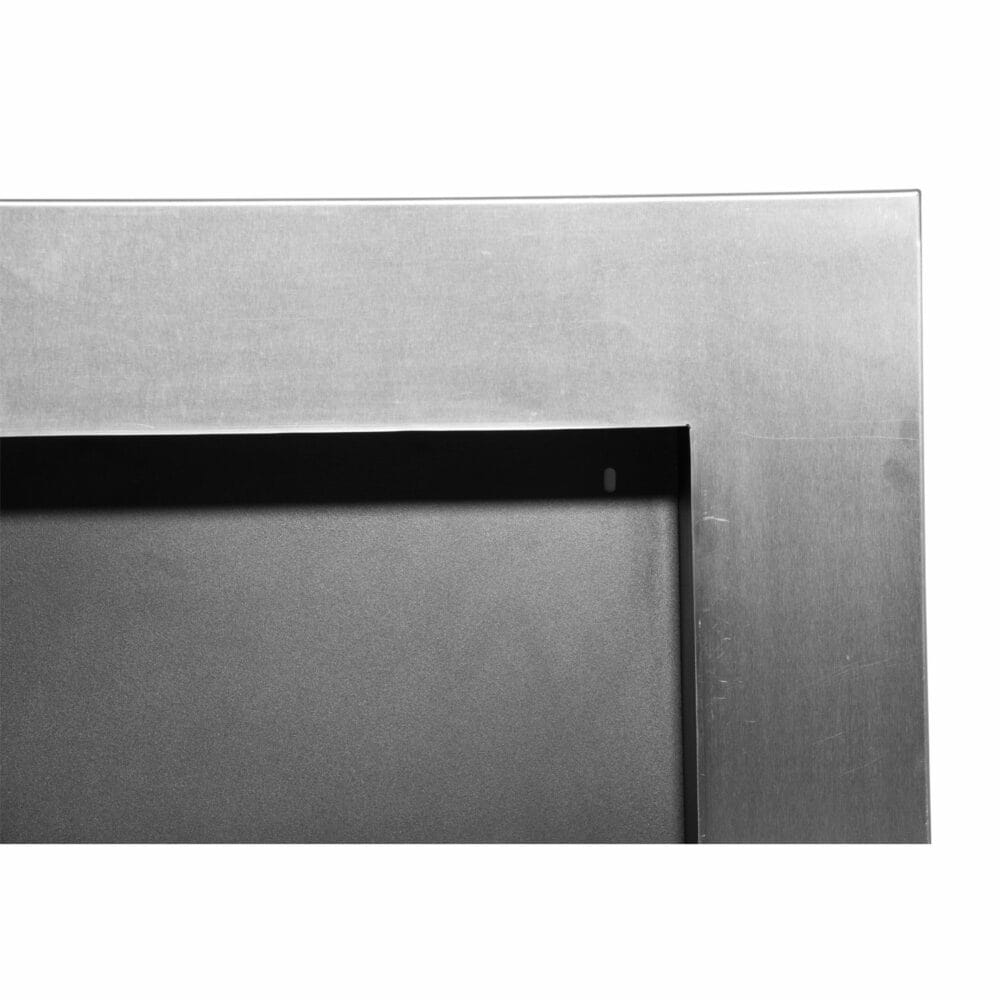 Ethanol-Kamin Wandkamin 110x54cm Bio-Ethanol Ofen Edelstahl