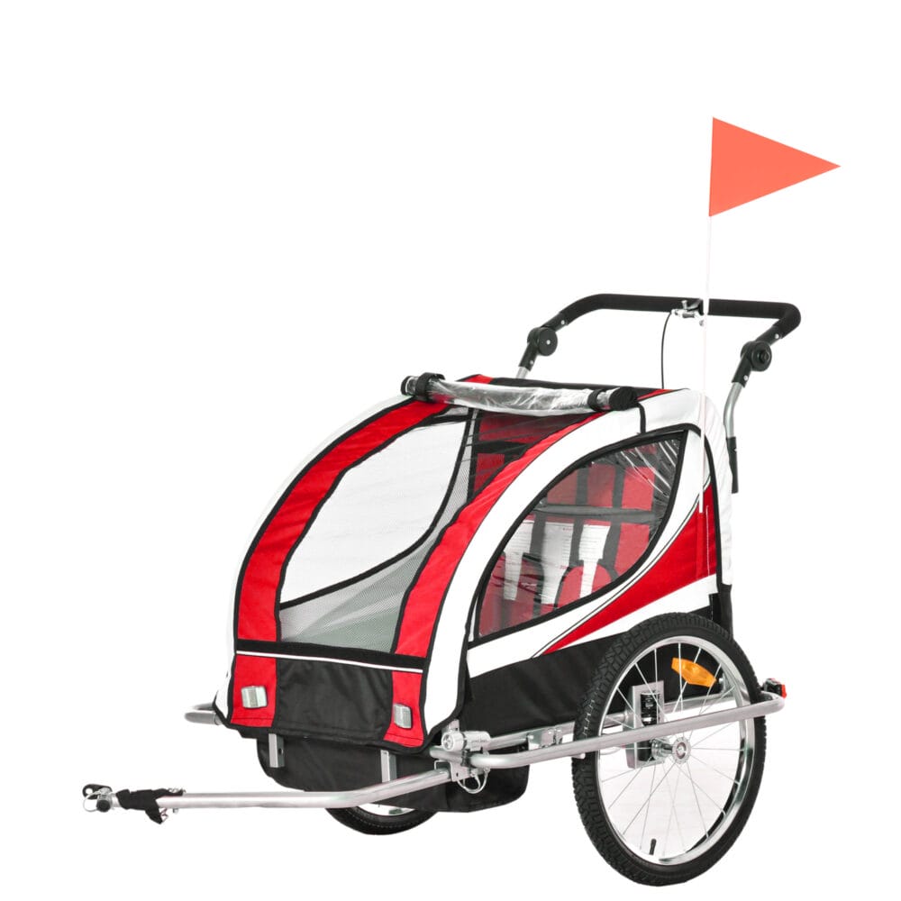 Fahrradanhänger Kinderanhänger für 2 Kinder Veloanhänger