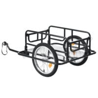 Fahrradanhänger Metallrahmen feste Bodenplatte 130x72x49cm