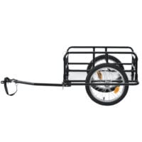 Fahrradanhänger Metallrahmen feste Bodenplatte 130x72x49cm