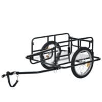 Fahrradanhänger Metallrahmen feste Bodenplatte 130x72x49cm