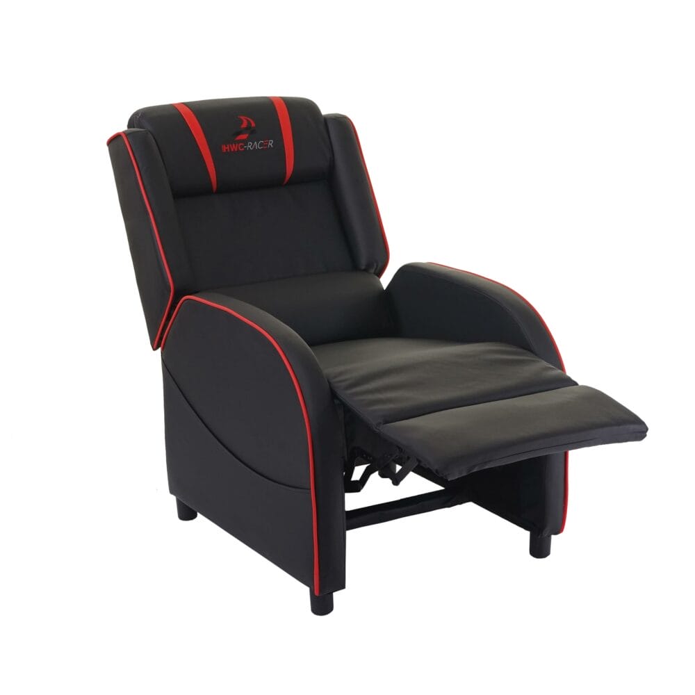 Fernsehsessel Racer Relaxsessel TV-Sessel Gaming-Sessel ~ schwarz/rot