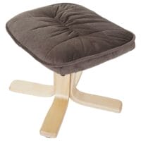 Fernsehsessel Relaxsessel mit Hocker Wildlederimitat Textil