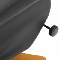 Fernsehsessel Relaxsessel verstellbar mit Hocker schwarz