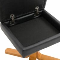 Fernsehsessel Relaxsessel verstellbar mit Hocker schwarz