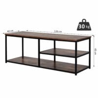 Fernsehtisch Lowboard Sitzbank Industrial Rustik 120x40x45cm