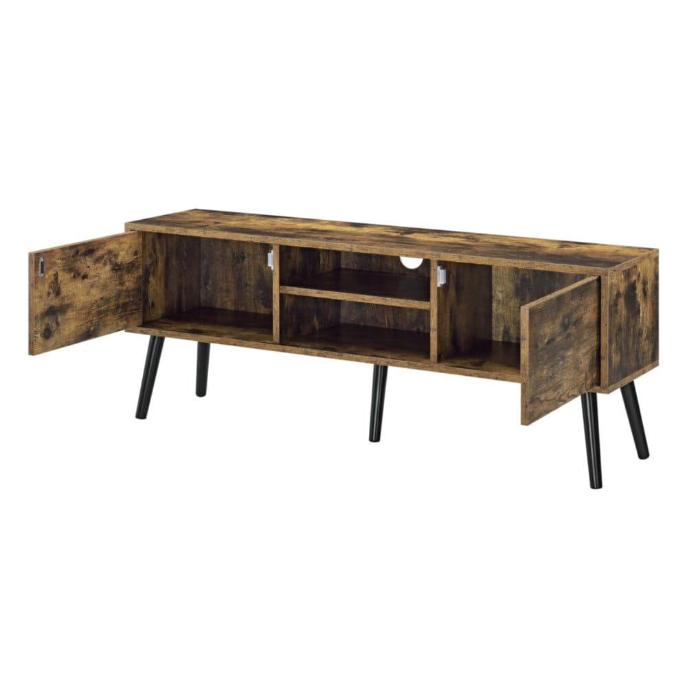 Fernsehtisch Eskilstuna 120 x 29.5 x 46.5 cm mit 2 Schranktüren
