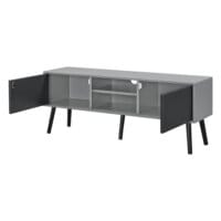 Fernsehtisch Eskilstuna 120 x 29.5 x 46.5 cm mit 2 Schranktüren