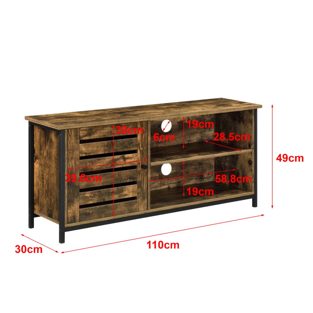 Fernsehtisch Engerdal 49x110x30cm mit Schrankfach