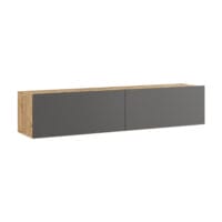 Fernsehtisch Lapinlahti 140x31.5x29.5cm Eiche rustikal/Anthrazit